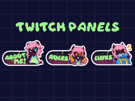 Kimikyu Old Twitch Panels